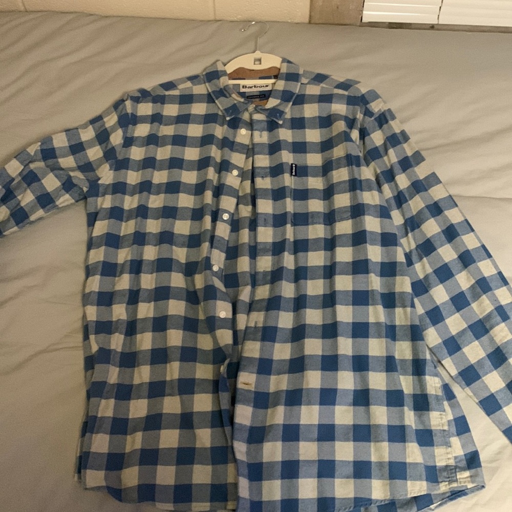 Barbour flannel.